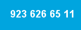 923 626 65 11 923 626 65 11